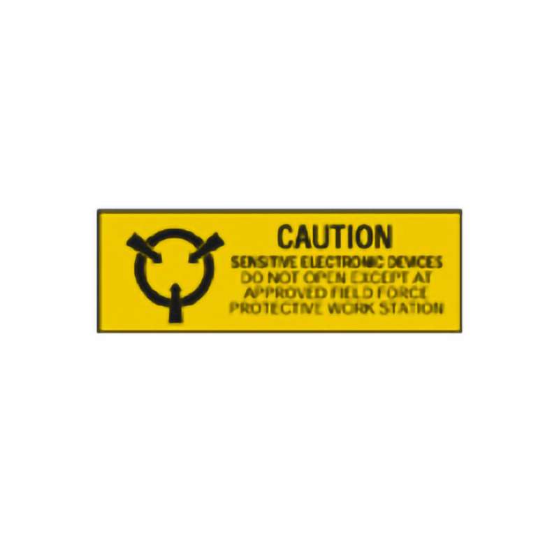 Static Awareness Labels, Tamper-Evident, 2" x .625" 1000/Roll